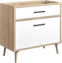 Modway EEI-6268-OAK-WHI Maverick 36" Bathroom Vanity Cabinet - Sink Basin Not Included, Oak White