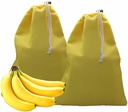 Banana Bag, Reusable Produce Bag for Fruit and Vegetable Storage, Kitchen Produce Bag to Keep Produce Fresh - 2 Pack