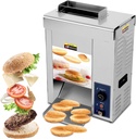 Kolice Commercial Automatic Chain Type Bun Toaster, Burger Machine, Toast/Bun/Bread Baking Heating Machine, Temperature Adjustable, Thickness Adjustable