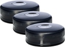 humangear GoTubb – Storage Containers for Snacks, Small Essentials and Travel Gear, Made from Food-Safe Materials, Black, Medium (3-pack)