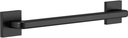 Delta 41918-BL Modern Angular Concealed Screw ADA-Compliant Decorative Grab Bar, 18 in x 1-1/4 in, Matte Black