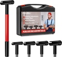 Door Hinge Adjustment Tool Kit, 4 in 1 Rotary Hinge Gap Adjusting Wrench for Residential Commercial Multi-Size Diameter 0.55 in/0.71 in/0.82 in/0.98 in Heavy Door Hinge Adjuster Alignment Bender Tool