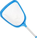 Hot Tub Skimmer Spa Net with 12'' Aluminum Pole Ultra Fine Mesh Net Handy Leaf Skimmer for Small Above Ground Pools Pick Up Fine Debris Lightweight Net