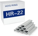 HR-22 15 Gauge 3/4'' Crown Galvanized D-Rings Hog Rings D Ring Staples for HR22 Hog Ring Plier D Ring Gun 1600 PCS/BOX