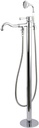 Kingston Brass KS7131DPL Paris Tub Faucet, 9-3/4" in Spout Reach, Polished Chrome