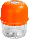 ‌260ML Electric Meat Grinder & Food Chopper, USB Rechargeable Multifunctional Kitchen Processor for Baby Food, Onion, Ginger, Garlic, Chili - 40W Quiet Motor, Dishwasher-Safe with 260ml Glass Bowl