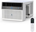 TrailBlaze 6000BTU U-Shaped Window Air Conditioner, Window ac Unit U Shaped Cools Up to 250 sq. ft., Open Window Flexibility, 6 Modes, Sleep Mode, Ultra Quiet, Energy Efficient for Bedroom, Room, Offi