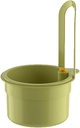 Sink Strainer Basket, Multifunction Hanging Sink Colander Drain Basket, Easy Drain Filter with Bottom Release, Upgrade Quick Draining Kitchen Tool, Waste Filter Wash Fruit (Green)