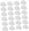 Amosfun 50pcs Clear Triangle Cake Containers with Lids for Cheesecake and Storage Pet Food Boxes for Parties Weddings and Takeout Convenient Slice Cheese Carrier for Restaurants and Home