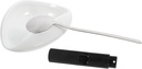 Ciieeo 3pcs Complete Ceramic Tea Set Scoop Salt Scooper Dosing Cup Porcelain Sugar Scooper