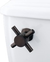 Kingston Brass KTDX5 Concord Cross Tank Lever, Oil Rubbed Bronze, 3-1/16-Inch Handle Length