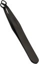 [Premium Hand-Made] Round tip Tweezers, 316 Surgical-Grade Stainless Steel for Safety, Precision tweezers, hair tweezers for plucking, Facial Hair Tweezers for Men & Women, Trim Tweezers