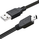 Camera USB Cable Cord for Canon Rebel/PowerShot/EOS/DSLR/ELPH Digital Cameras,Transfer Wire Data Cable for Canon Rebel Camcorder,Vixia PC Computer Interface Charger Replacement 6FT Mini B USB