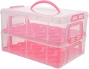 Multi-layer Cupcake Storage Box Portable Container for Easy Cake Transport Two Design for Birthdays and Special Occasions Cupcake Carrier