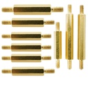 M3 Threaded Motherboard Standoff Board Stud Bracket Hex Support Pillars Screws Bolts Hexagon Spacers Standoffs(20Pcs,26mm)