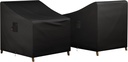 iBirdie Waterproof Outdoor Chair Covers 36W 37D 36H inch 2 Pack Patio Furniture Covers