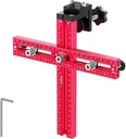 Cabinet Hardware Jig – Adjustable Drill Guide Template for Knobs & Handles | Precision Hole Locator for DIY Cabinet Installation (Fits 2.5" to 7.5" Spacing)