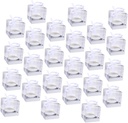 24pcs Portable Moon Cake Boxes with Ribbon Folding Food Storage Containers Packaging Treats and Desserts