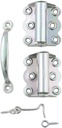 National Hardware N190-751 V92 Screen and Storm Door Set in Zinc plated