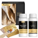 Gold Leaf Gilding Adhesive Set, 100ml Water Based Glue and 100ml Varnish, Gold Leaf Sheets 100 pcs, 2 Brushes, for Craft, Painting and Arts