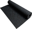 IncStores 3/8 Inch Thick Heavy Duty Rubber Flooring Roll | Flexible Recycled Rubber Roll Flooring for a Stronger and Safer Basement, Home Gym, Shed, or Trailer | 4ft x 10ft