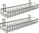 Luxshiny Metal Storage Basket Woven Toilet Basket Hanging Storage for Kitchen Sundries Organizer