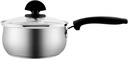 Mini Milk Pan Safe Nonstick Sauce with Lid And Steamer For Baby Food Fast Heating Cookware with Anti-scald Handle