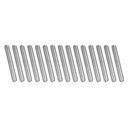 PATIKIL 1/4"-20 UNC 304 Stainless Steel Fully Threaded Rod, 15Pcs 2.4" Length Long Threaded Screw Right Hand Threads All Threaded Rod Studs for Anchoring Bolt, Clamps, Hangers and U-Bolts