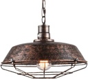 Vintage Industrial Style Restaurant Pendant Light Top of The Kitchen Sink Hanging Lamp Farmhouse Lighting Fixture Chandeliers Hanging Lighting Gold Finish Bar, Bar, Warehouse Lighting