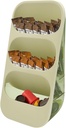 Water Drink Packet Holder Plastic Water Packet Organizer Coffee Pod Storage Holder Clear Storage Containers for Home Office, Pantry Storage Bins for Water Flavor Packet Tea Bags Creamer Sugar