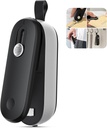 ODSD 2 in 1 Mini Bag Sealer - Heat Seal & Cutter with Lanyard, Portable Handheld Chip Bag Sealer for Snacks, Candies & Food Storage (Batteries Included)