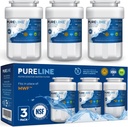 Pureline Replacement for MWF Water Filter, Smartwater MWFP, Kenmore 46-9991, Models MWFP, MWFINT, GWF, GWFA, Refrigerator Water Filter. NSF Certified. (3 Pack)