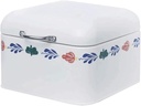 POCHY Fashion bread box Large-capacity Bread Box, Pattern Retro Bread Bin, Bread Storage Bread Storage Portable Bread Box With Flip Cover Bread Rack exquisite
