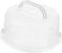 Healifty Cake Box Decorative Cake Carrier Bread Dessert Box Reusable Handheld for Birthdays Parties