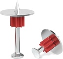 1-1/2" Powder Actuated Fasteners, Drive Pins with 1-1/2" Wahser, 100pcs