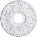 Westinghouse 7702800 15-1/2-Inch Victorian White Finish Ceiling Medallion
