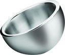 Winco DWAB-S 1-1/2 quart Angled Double Wall Insulated Stainless Steel Display Bowl