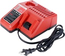 Replacement Rapid Battery Charger for 12V&18V Lithium Ion Battery 48-59-1812 48-11-2420 48-11-1815 48-11-1840 48-11-1841 48-11-1850 Power Tools Batteries