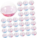 BESTYASH 50pcs Mini Cupcake Containers Dome Lids Cake Packaging Boxes for Individual Moon Cakes Muffins and Pastries for Bakery and Gifting
