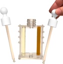 Fryer Oil Test Kit, Two Color Visual Guide With Glass Dropper, Restaurant Food Service Clear Frying Oil Testing & Monitoring Indicator Professional Tool (Restaurant Usage, Continuous everyday frying)