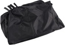 Swing Cushion Cover, Garden Courtyard Outdoor Polyester Taffeta 3 Seats Swing Chair Hammock Seat Cushion Cover (Black)