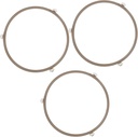 Garneck Microwave Accessory Kit: 3pcs Microwave Ring for Turntable Riser and Roller Support