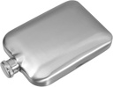 GLEAVI Portable Stainless Steel Flask Vintage Design Insulated for Outdoor Use Travel Flask for Liquor Whiskey Wine Matte Finish for Elegance