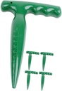 Soil Hand Tool Planting Puncher for Effortless Transplanting Ergonomic Design for Comfortable Grip Garden Tool Kit