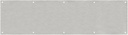 Designers Impressions Satin Nickel 8" x 30" Kick Plate: 609391