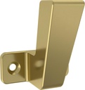 Franklin Brass Geometric Post (5-Pack) Single Wall Hooks 1-Prong Coat/Hat Satin Gold Hooks for Hanging Wall Mount Hanger Clothes, Purse, Bag, Towel Organization Decorative Wall Hooks B46705K-SG-C