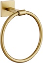 KOKOSIRI Towel Holder Wall Mounted Gold Bathroom Hardware Bath Towel Rings Hand Towels Hanger Rack Stainless Steel, B3010BG