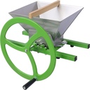 7L/1.85 Gallon Manual Juicer Grinder,Portable Fruit Crusher With Wheel Stainless Steel Fruit Scratter Pulper For Wine And Ci