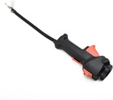 Fit for Lawn Mower Switch Throttle Cable Handle Trigger On Off Kill Switch Multi Tool Garden Brush Cu Clamp Inner Diameter 26 Mm