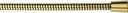 Delta Faucet U490R-PB70-PK 70-Inch UltraFlex R Black/Polished Brass Ribbon Hose, Polished Brass